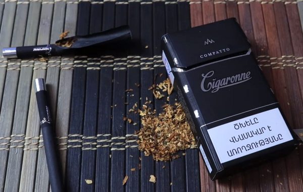 Cigaronne Compatto Black cigarettes