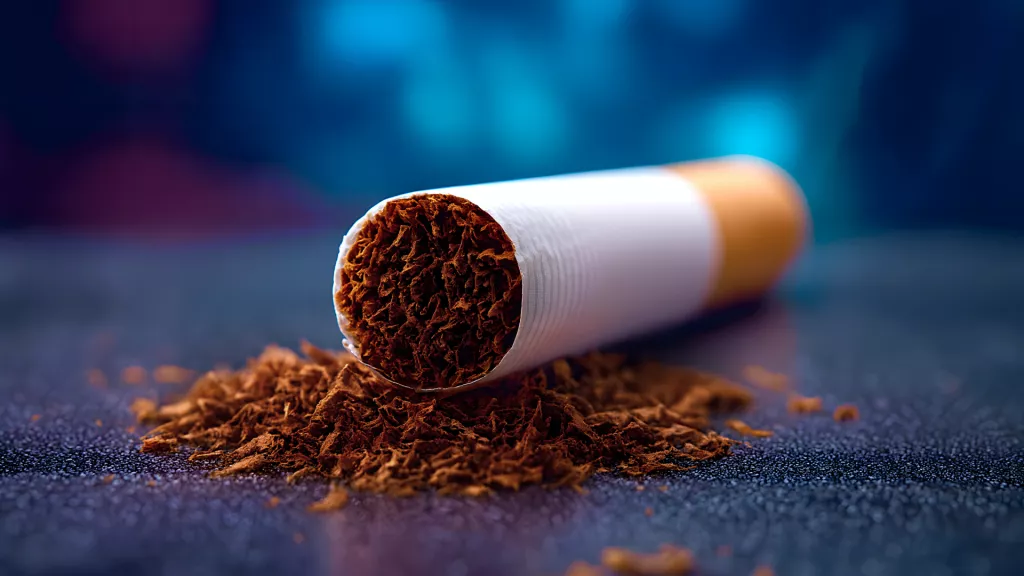 How much tobacco is in one cigarette